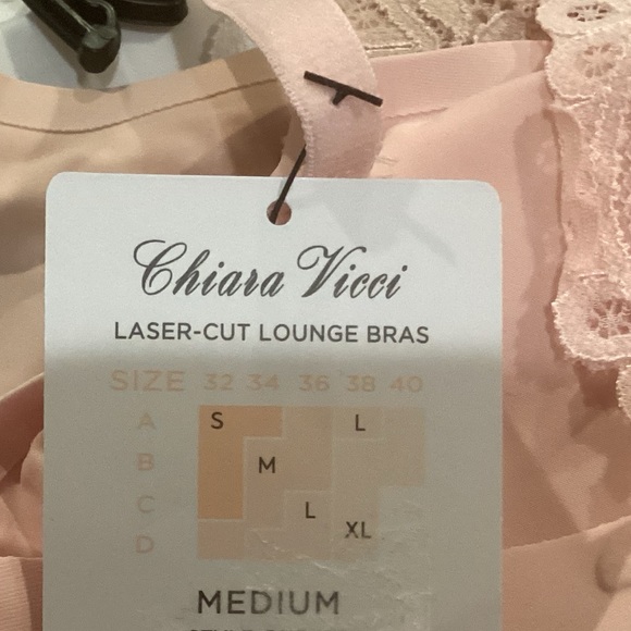 Back in stock! 🌸 2 PACK LOUNGE BRAS Laser Cut Lace - Picture 4 of 9